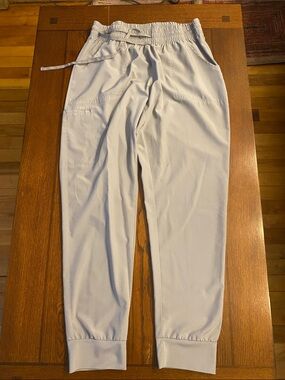 Light Gray Women's Drawstring Jogger Pants